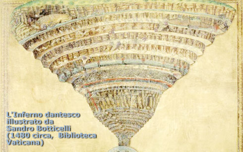 L'Inferno dantesco illustrato da Sandro Botticelli